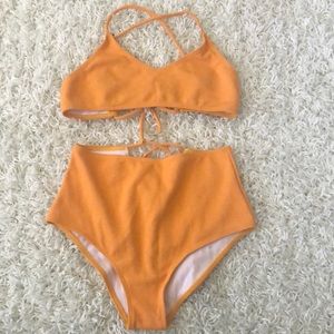 Strappy swim suit